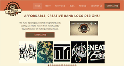 Desktop Screenshot of bandlogomaker.com